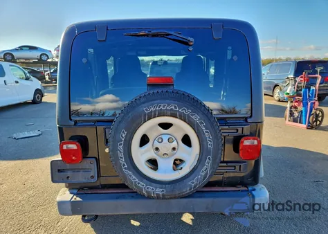 2006 Jeep Wrangler / Tj Sport из США, поврежденный, VIN 1J4FA49SX6P764659